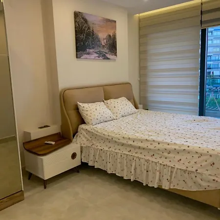 Flat On The First Line With Sea View In Konak Tower Apartment Alanya